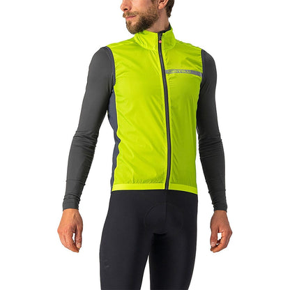 Chaleco CASTELLI SQUADRA STRETCH Amarillo/Gris
