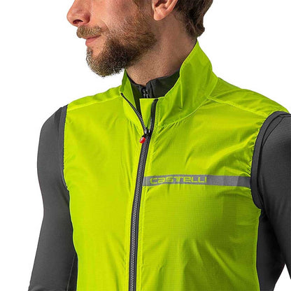 Chaleco CASTELLI SQUADRA STRETCH Amarillo/Gris