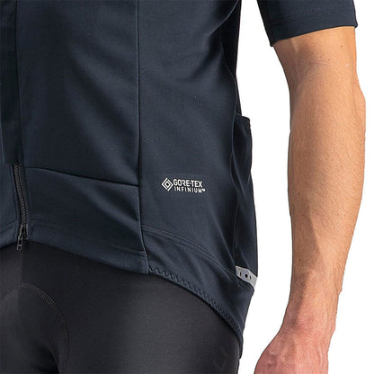 Maillot CASTELLI GABBA ROS 2 Mangas Cortas Negro/Negro Reflex
