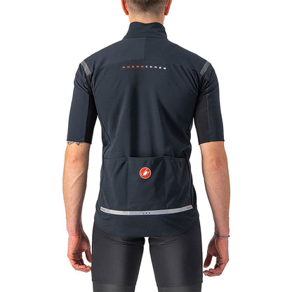 Maillot CASTELLI GABBA ROS 2 Mangas Cortas Negro/Negro Reflex