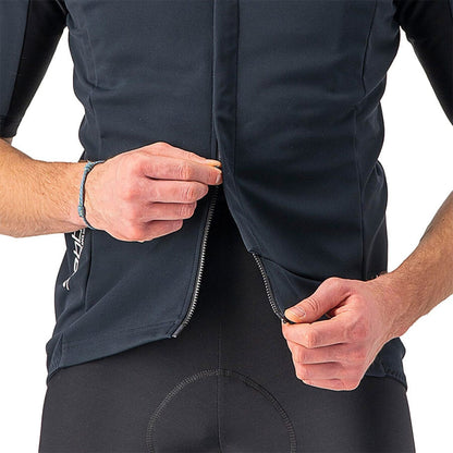 Maillot CASTELLI GABBA ROS 2 Mangas Cortas Negro/Negro Reflex