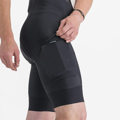 Culote Corto con Tirantes CASTELLI UNLIMITED CARGO Negro
