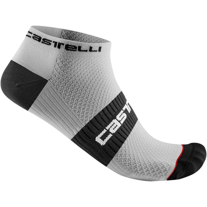 Calcetines CASTELLI LOWBOY 2 Blanco/Negro 