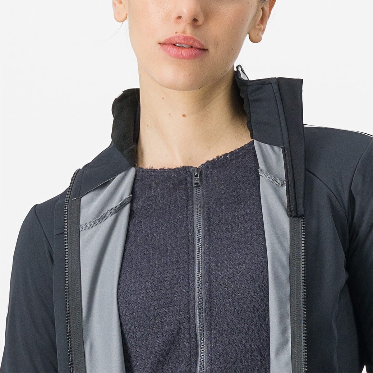 Chaqueta CASTELLI ALPHA DOPPIO ROS Mujer Negro/Gris