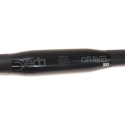 Manillar DEDA GRAVEL 100 RHM bob finish