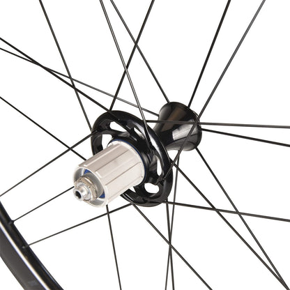 Par de Ruedas CAMPAGNOLO BORA WTO 45 DARK LABEL para Neumáticos