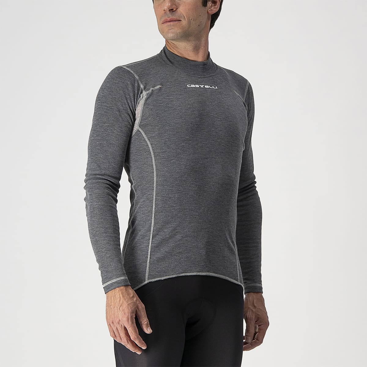 CASTELLI FLANDERS WARM Ropa interior de manga larga Gris