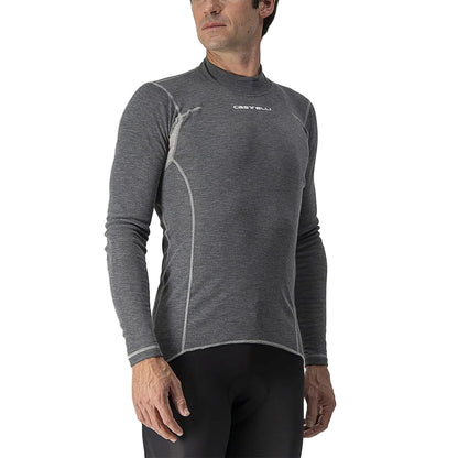 Ropa Interior CASTELLI FLANDERS WARM Manga Larga Gris