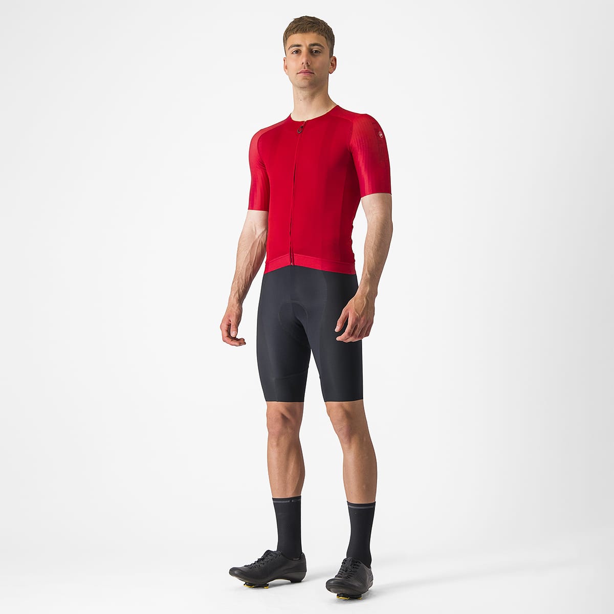 Maillot de manga corta CASTELLI AERO RACE 7.0 Rojo