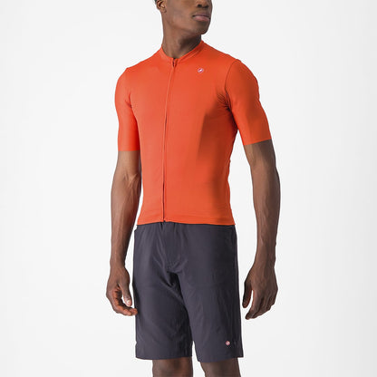 Maillot CASTELLI UNLIMITED ENTRATA 2 Mangas Cortas Naranja