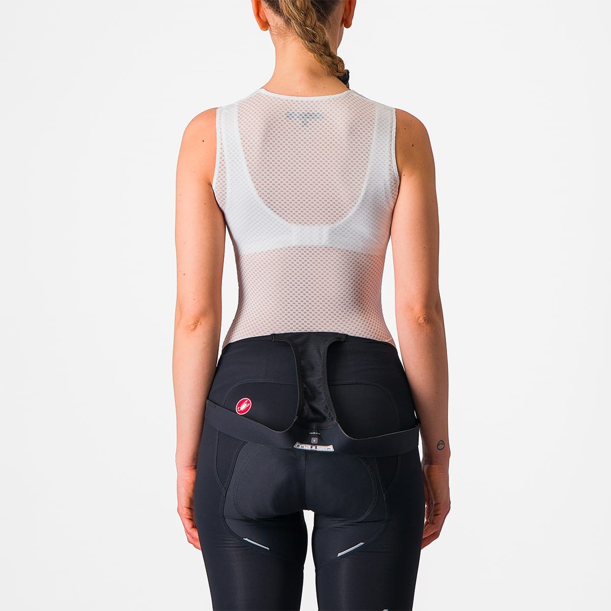 Sous-Vêtement Technique CASTELLI PRO MESH Femme Sans Manches Blanc