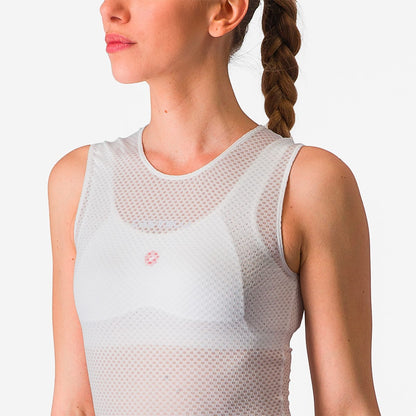 Ropa Interior Técnica CASTELLI PRO MESH Mujer Sin Mangas Blanco
