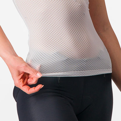 Ropa Interior Técnica CASTELLI PRO MESH Mujer Sin Mangas Blanco