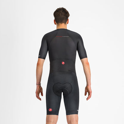 Mono CASTELLI SANREMO BTW SPEED Mangas Cortas Negro