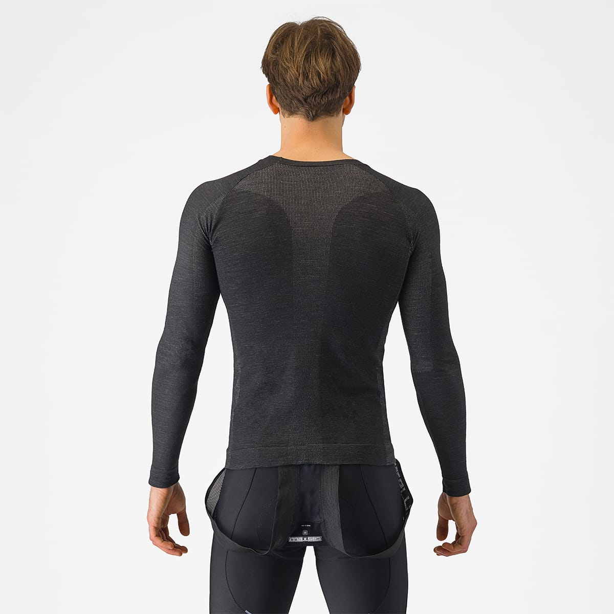 CASTELLI MERINO SEAMLESS Ropa interior de manga larga Negro