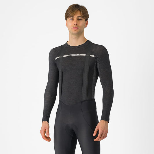 CASTELLI MERINO SEAMLESS Ropa interior de manga larga Negro