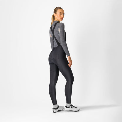 Culotte Largo con Tirantes CASTELLI ESPRESSO DT Mujer Negro