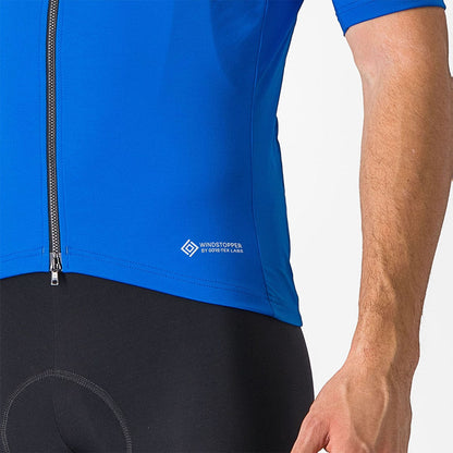 Maillot CASTELLI PERFETTO RoS 2 WIND Manga Corta Azul