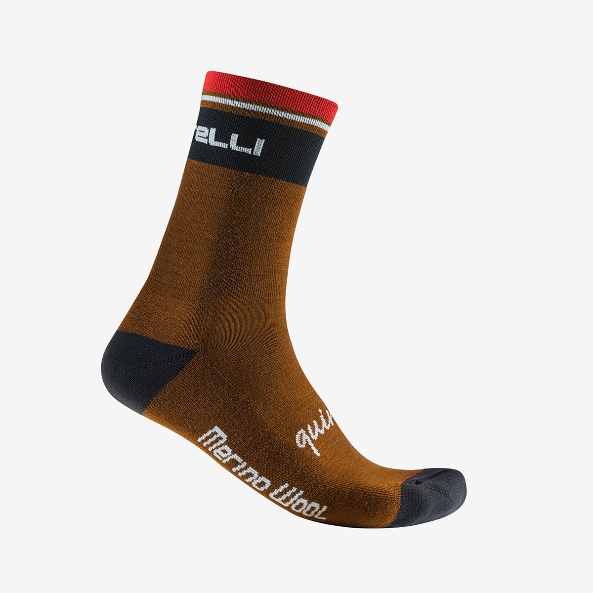 Calcetines CASTELLI QUINDICI SOFT MERINO Marrón