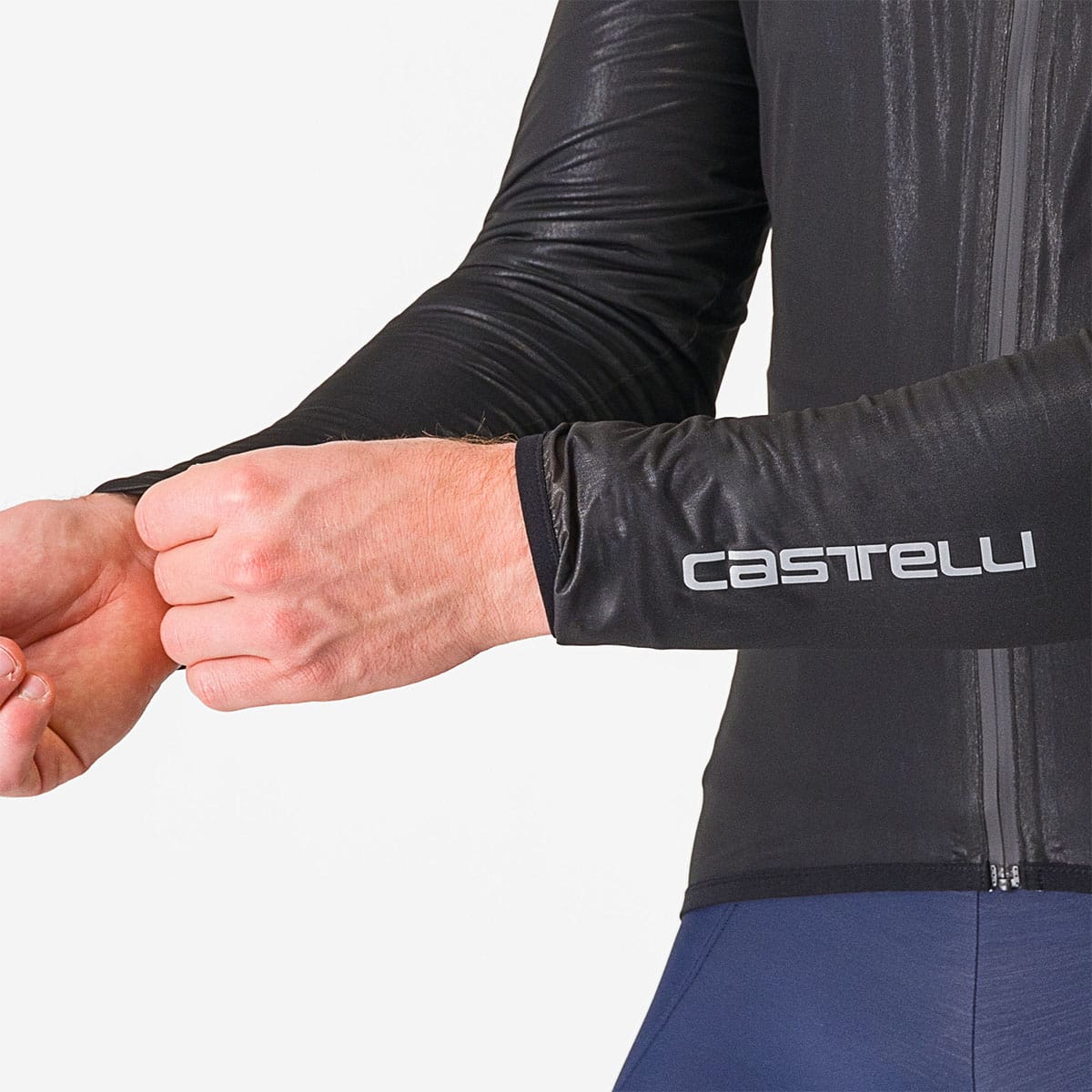 Chaqueta CASTELLI SQUALL SHELL Negro/Gris