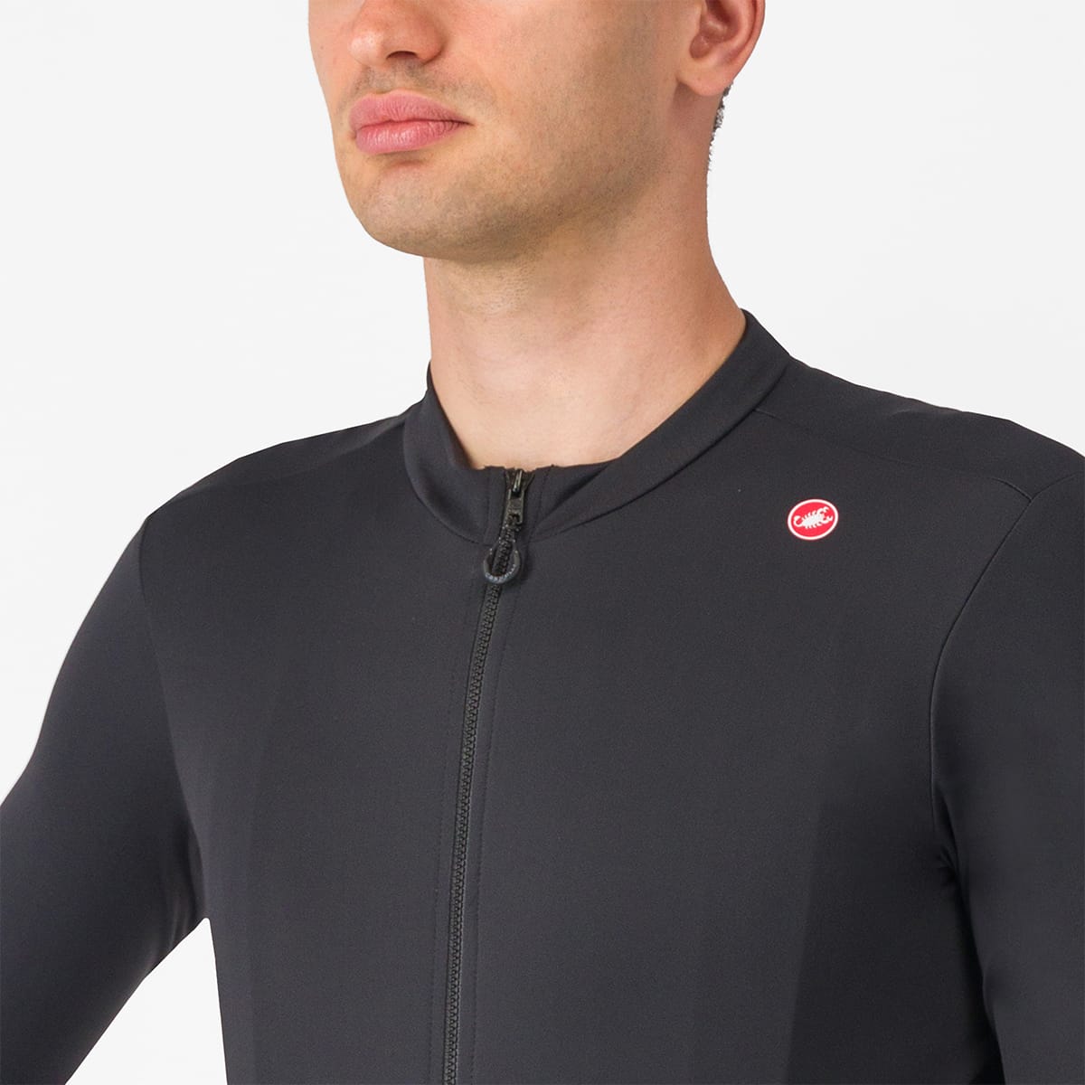 Maillot de manga larga CASTELLI ESPRESSO THERMAL Negro