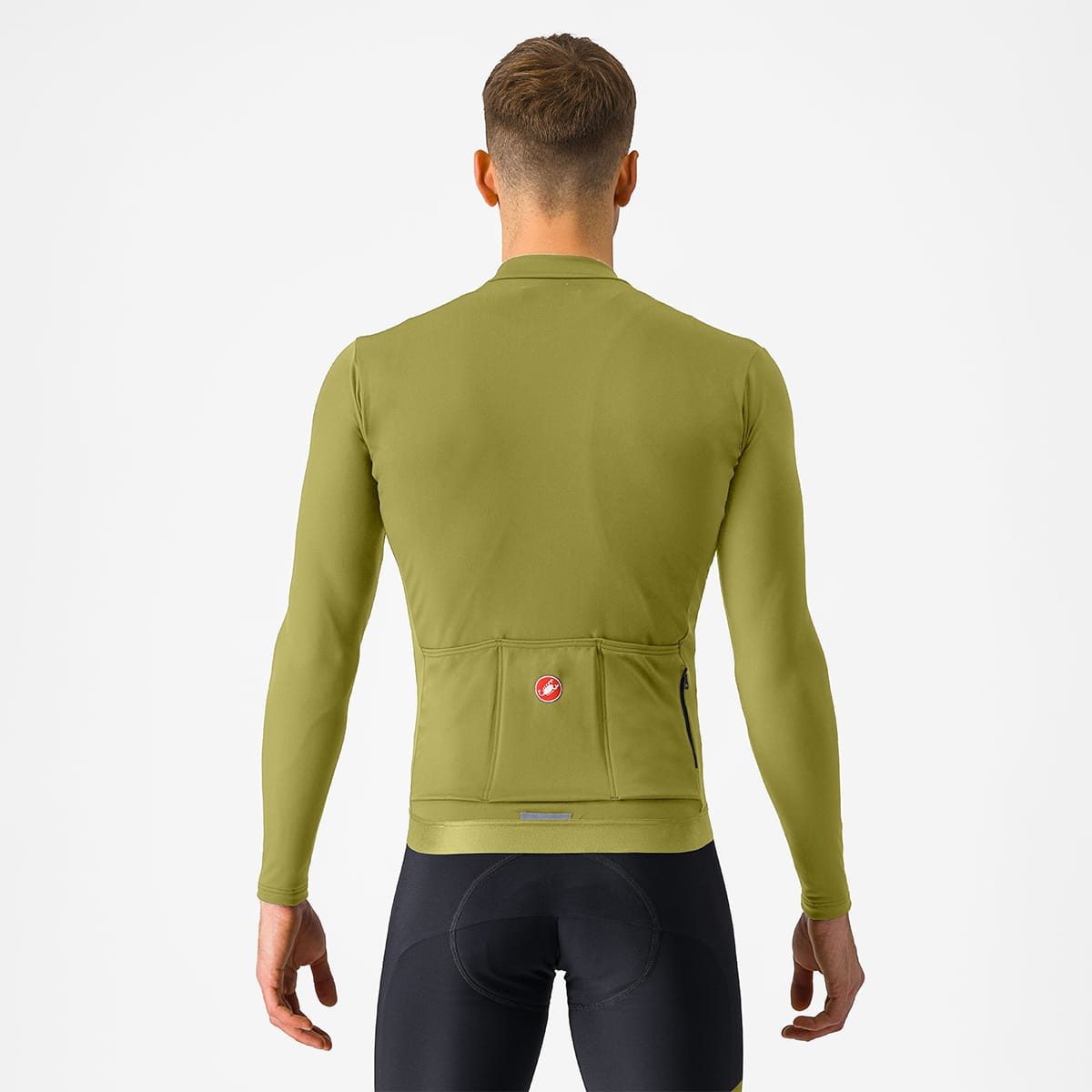 Maillot de manga larga CASTELLI ESPRESSO THERMAL Verde