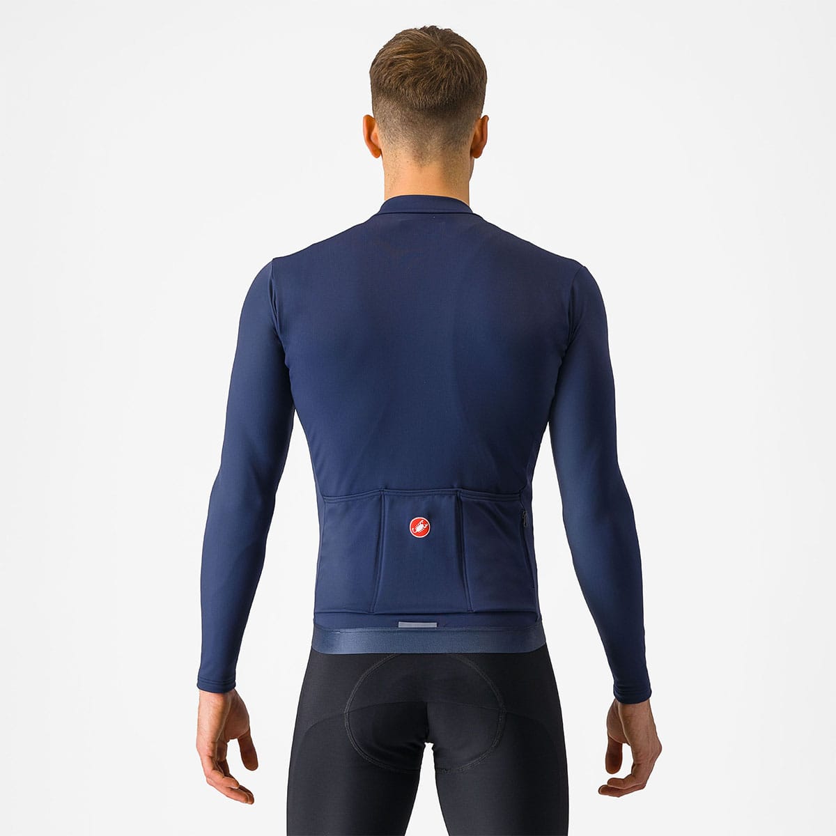 Maillot de manga larga CASTELLI ESPRESSO THERMAL Azul