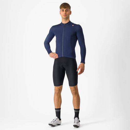 Maillot de manga larga CASTELLI ESPRESSO THERMAL Azul