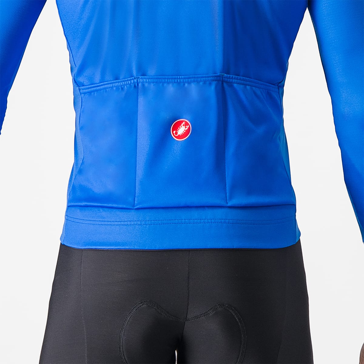 CASTELLI LINEARE Maillot manga larga Azul