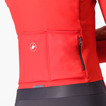 Maillot CASTELLI ESPRESSO THERMAL Mujer Manga Larga Hibiscus