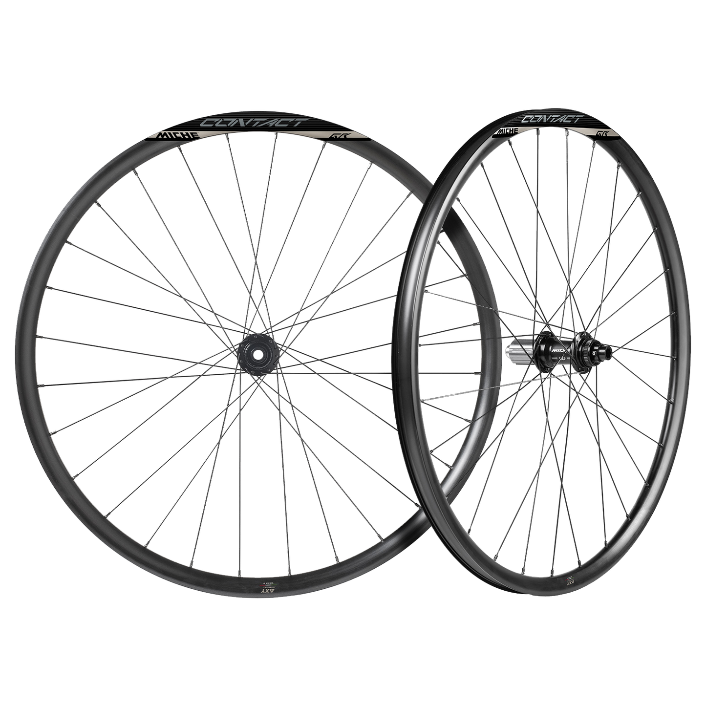 Par de ruedas MICHE CONTACT GR DISC con neumáticos (Center Lock)