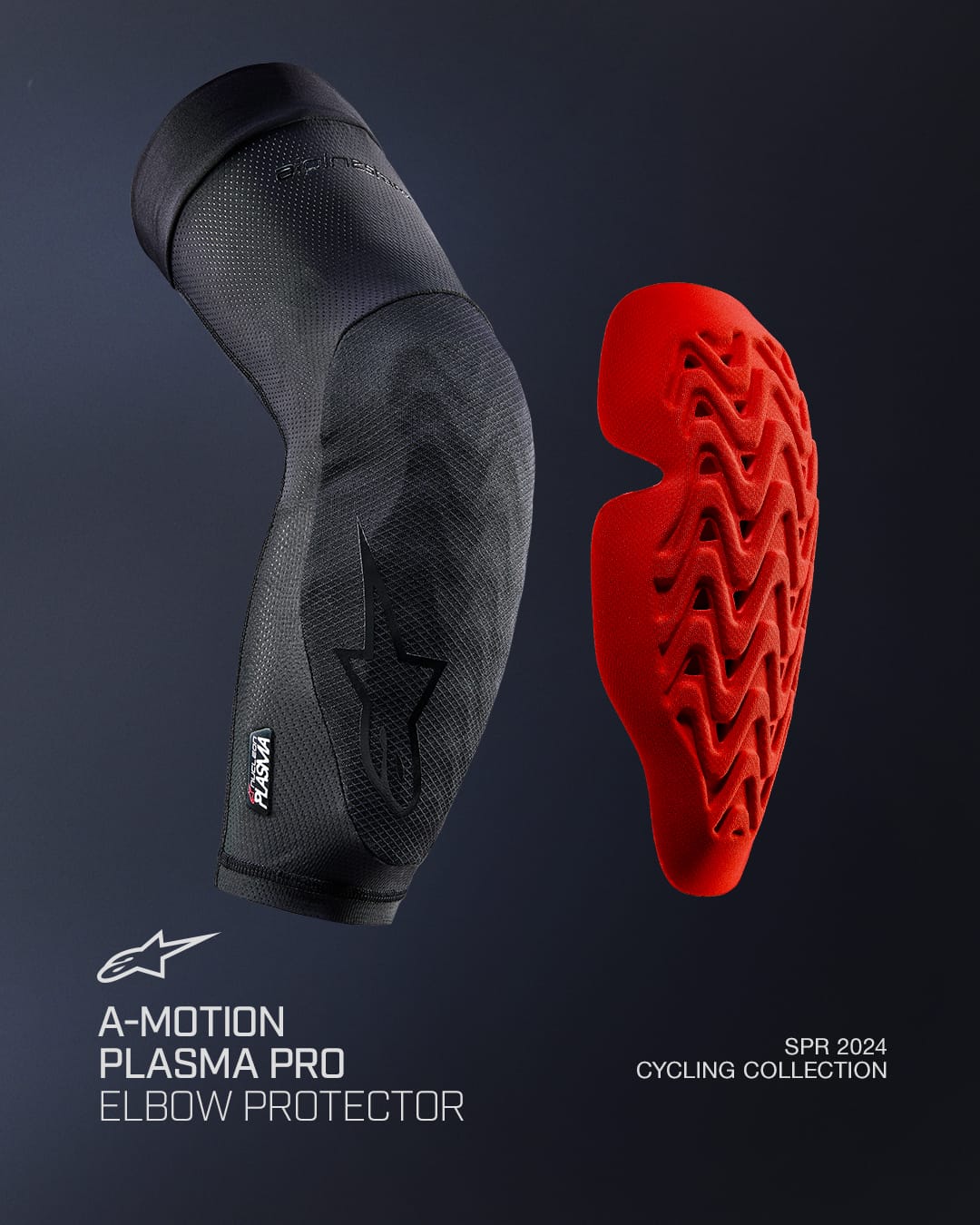 ALPINESTARS A-MOTION PLASMA PRO Coderas Negro