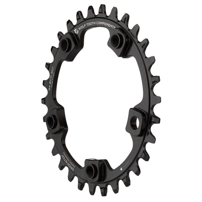 Plato WOLF TOOTH 94 BCD 9/10/11/12V 5 Agujeros 94mm Negro