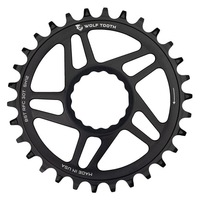 Plato Mono WOLF TOOTH BOOST 12V Raceface CINCH Shimano Direct Mount Offset 3mm Negro