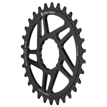 Plato Mono WOLF TOOTH BOOST 12V Raceface CINCH Shimano Direct Mount Offset 3mm Negro