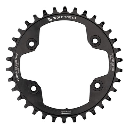 Plato WOLF TOOTH 96 BCD 9/10/11/12V Shimano XTR M9000/M9020 4 Agujeros 96mm Negro