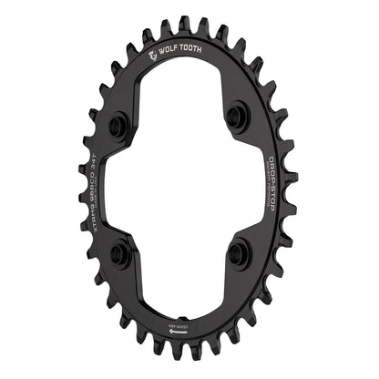 Plato WOLF TOOTH 96 BCD 9/10/11/12V Shimano XTR M9000/M9020 4 Agujeros 96mm Negro