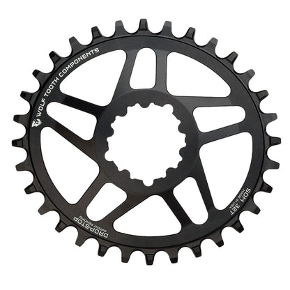 Plato Mono WOLF TOOTH ELLIPTICAL 10/11/12V Sram Direct Mount Offset 6mm Negro
