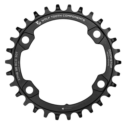 Plato WOLF TOOTH 96 BCD 11V Shimano XT M8000/SLX M7000 4 agujeros 96mm Negro