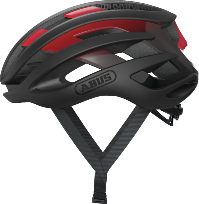 Casco de carretera ABUS AIRBREAKER Negro/Rojo