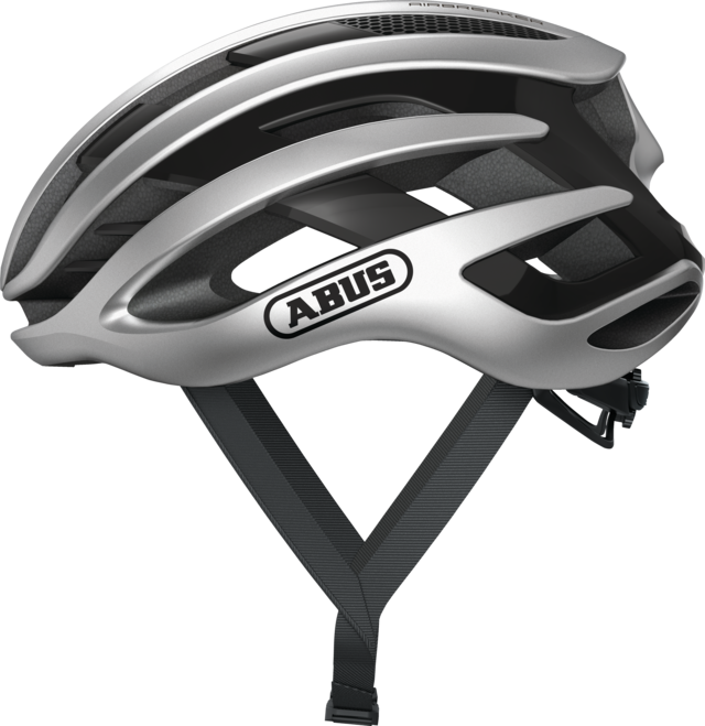 Casco de carretera ABUS AIRBREAKER Plata