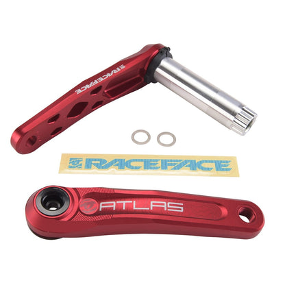 Bielas RACE FACE ATLAS CINCH Pedalier 68/73 mm Rojo