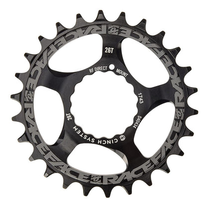 Plato Mono RACE FACE NARROW WIDE 9/10/11/12V Cinch Direct Mount Negro