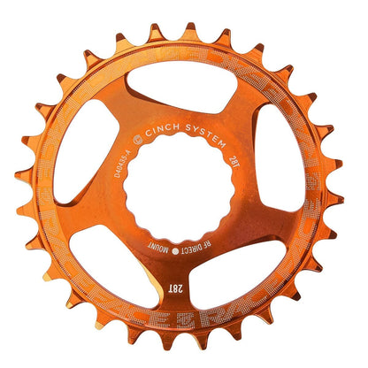 Plato Mono RACE FACE NARROW WIDE 9/10/11/12V Cinch Direct Mount Naranja