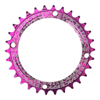 Plato Mono RACE FACE NARROW WIDE 9/10/11/12V 4 Agujeros 104 mm Violeta