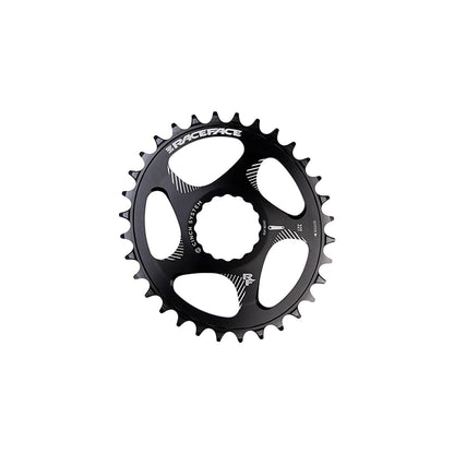 Plato RACE FACE OVAL NARROW WIDE 10/11/12V Cinch DirectMount Negro
