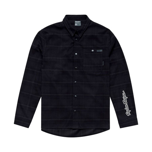 TROY LEE GRIND DESIGNS FLANNEL PLAID Carbono Camisa Técnica