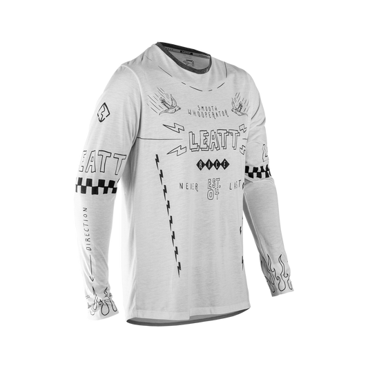 Maillot manga larga LEATT MTB GRAVITY 3.0 Blanco