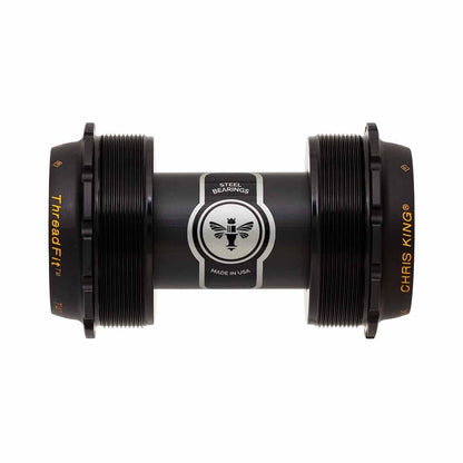 Caja de Pedalier CHRIS KING ThreadFit T47 24x 68/73 mm Negro Mate