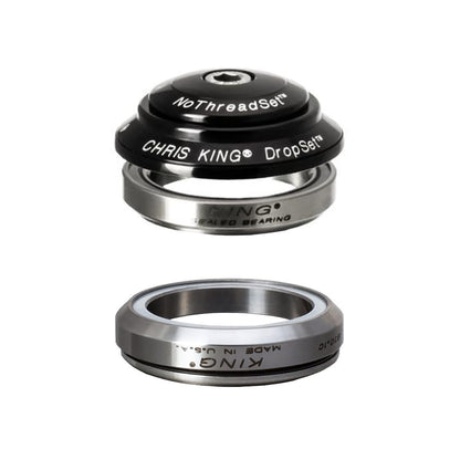 Juego de Dirección Integrado CHRIS KING DROPSET 4 1"1/8 IS42 45° Gris